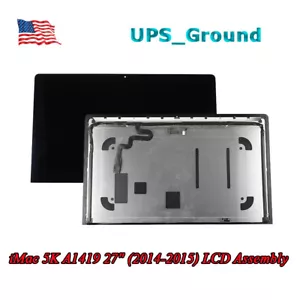 US For iMac 5K 27" A1419 2014 2015 LCD Display Screen Assembly LM270QQ1 SD A1 A2 - Picture 1 of 10