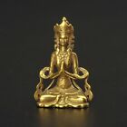 Pure Brass Buddha Key Chain Pendant Hanging Key Ring Ornament Miniature Lanyard