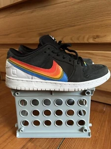 Size 7 - Nike Polaroid x Dunk SB Low Black - Picture 1 of 4