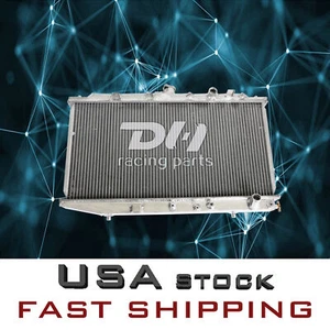 Alumimum Radiator For 1988-1991 1989 1990 Honda CIVIC WAGON CRX DX/LX/HF 1.5L l4 - Picture 1 of 11
