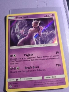 Mewtwo - 12/18 - Holo Rare Detective Pikachu Pokemon NM - Picture 1 of 2