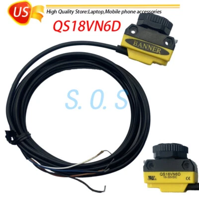 For Banner QS18VN6D Engineering Corp Photoelectric Sensor Length:197cm
