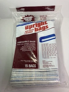Sears Kenmore Upright Vacuum Cleaner Bags Pack Of 15 Style 20-5062 - Picture 1 of 4
