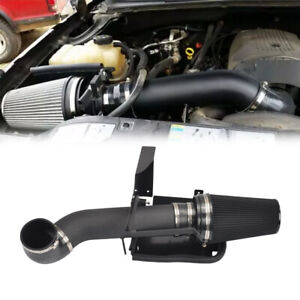 4" Textured Cold Air Intake Pipe Heat Shield For 99-06 Gmc Sierra 1500/2500/3500