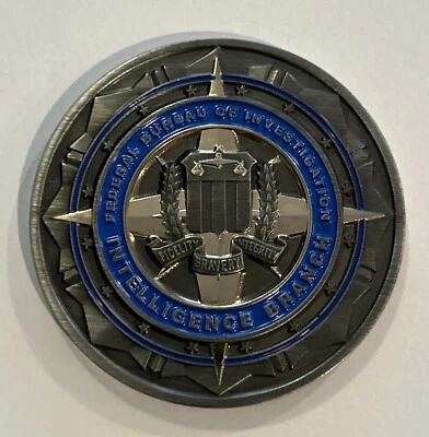 FBI HQ Intelligence Branch Challenge Coin - Image 1 of 4