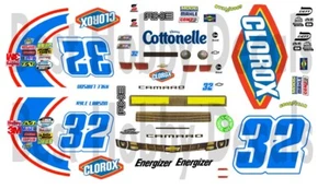 #32 Kyle Larson Clorox Camaro 2013 1/64th Scale Waterslide Decals - Picture 1 of 4