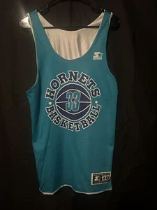 Starter Charlotte Hornets Jersey Vintage Size 4&(Large) Very Rare - Picture 1 of 4