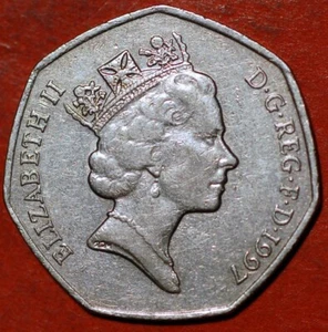 Great Britain 50 Pence 1997 KM# 940.1 - Picture 1 of 2
