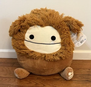Squishmallow BENNY 16 inch Brown Bigfoot Plush 16" KellyToy 2020 S16-#433 Paws - Picture 1 of 11