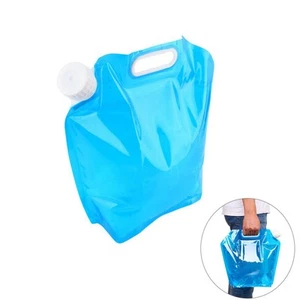 Bolsa de agua plegable portátil de 10 L contenedor de viaje para beber camping - Imagen 1 de 12