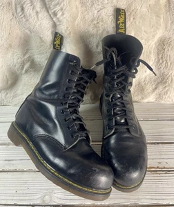 RESTAURIERTE Vintage 133 Dr. Martens Stahlkappe Stiefel Combat AirWair MISMATCHED JAHRE - Bild 1 von 24