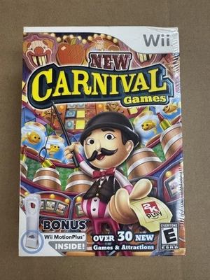 New Carnival Games [Wii MotionPlus Bundle] Nintendo Wii Brand New Factory Sealed - Image 1 of 3