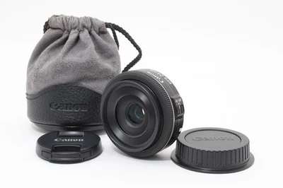 [Almost Unused] Canon EFS 24mm f/2.8 STM Wide Angle Prime Camera Lens From JAPAN - Image 1 of 4