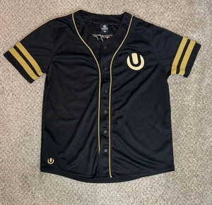 Maglia Baseball Ultra Music Festival Nera Oro #99 Shirt Taglia M - Foto 1 di 10