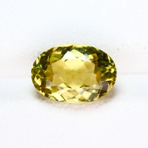 2.51 Ct Fabulous Perfect Oval 9.7 x 6.7 MM 100% Natural Greenish Yellow Apatite - Picture 1 of 5