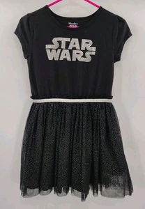 Disney Parks Girls L Black Star Wars Dress - Picture 1 of 6