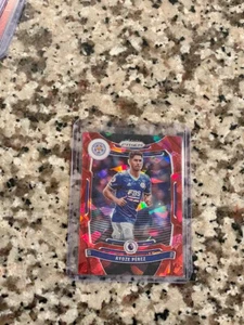 2022 Panini Prizm Premier League RED Ice SSP Ayoze Perez Leicester City  - Picture 1 of 1