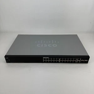 Cisco SG350-28P-K9 Gigabit 28 Port PoE Ethernet Web Managed Network Switch - Photo 1/7