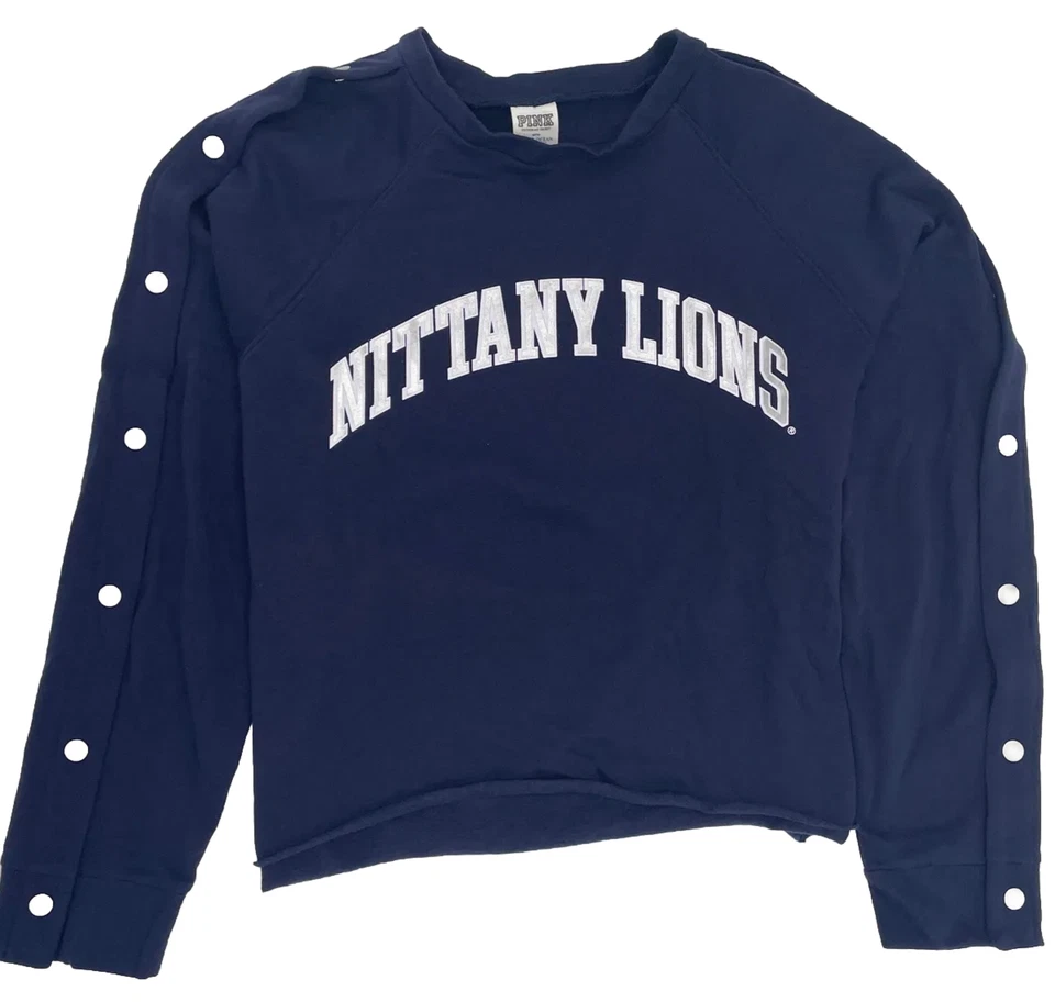 Suéter Recortado Victoria’s Secret ROSA NCAA Penn State Nittany Lions Nuevo con Etiquetas Lg Foto 1 de 1