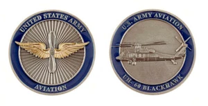 MONEDA DE DESAFÍO AVAIATION EJÉRCITO DE EE. UU. MONEDA DE DESAFÍO BLACKHAWK - Imagen 1 de 1