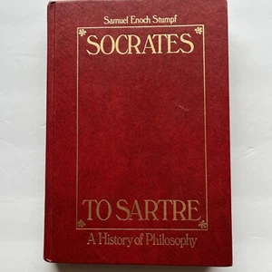 Samuel Enough Stumpf - Socrates to Sartre Hardcover VTG Philosophy - Picture 1 of 5