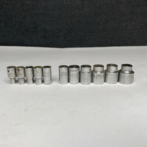 Mac Tools USA 1/4" Drive Metric 4mm - 14mm Shallow 6-Point 11 Piece Socket Set - Bild 1 von 17