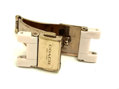 Coach 14503264 Women's Watch Replacement Clasp 16mm Rose Gold Steel Pink Ceramic - Image 1 of 4