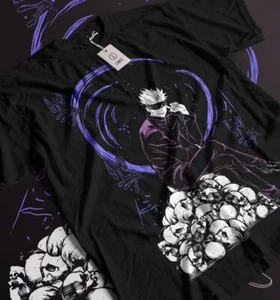 Gojo Satoru T-Shirt Megumi Itadori Yuji Jujutsu Kaisen Sukuna Horror Gift Shirt - Picture 1 of 10