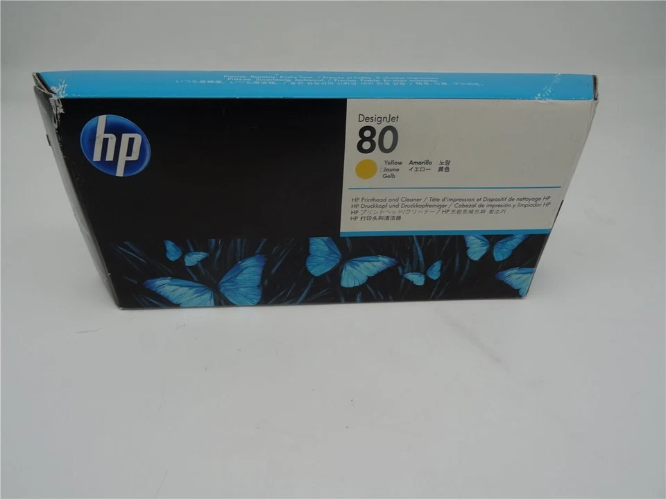 Original HP C4823A / 80 Druckkopf Gelb für HP DesignJet 1050 C Plus / MHD 2020 - Bild 1 von 1