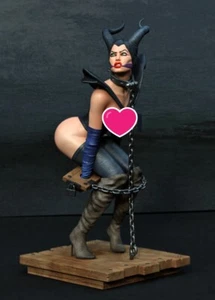 Figura de resina 1/24 modelo bruja maléfica sexy NSFW kit sin pintar sin montar - Imagen 1 de 5