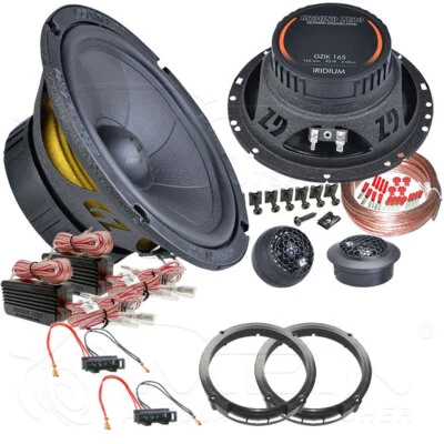 GROUND ZERO LAUTSPRECHER für SEAT LEON II 1P 2005-2012 Front Heck Tür 150W #AJKD - Bild 1 von 4