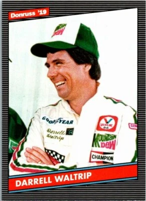 2019 Donruss Racing Silver Retro 1986 Card #158 Darrell Waltrip  - Image 1 of 2