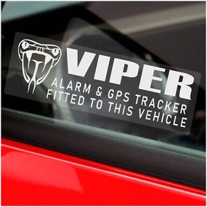 5 x Stickers VIPER GPS Tracking Device Alarm Signs Security Car Tracker Warning - Picture 1 of 7