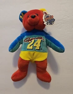 NEW! Nascar Jeff Gordon #24 Team Speed 8" 1999 Plush Beanie Bear Collectible NWT - Picture 1 of 4