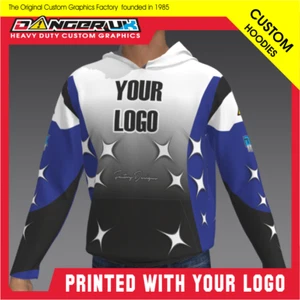 Hoodie Custom Star Design add your Logo - Picture 1 of 2