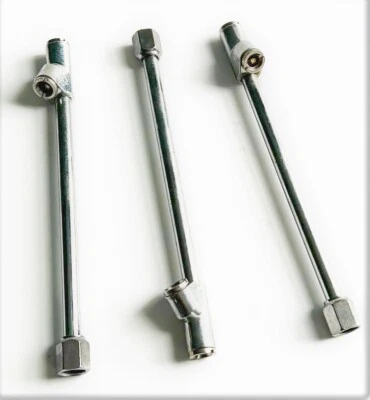 JN 3 TRUCK TIRE INFLATOR AIR CHUCKS 8-3/8" LONG 1/4 NPT STRAIGHT/CURVE HEAD TAIG550