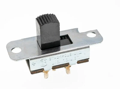 5X - Stackpole SPDT Momentary Slide Switch 6A/125VAC 1A/125VDC PCB Mount, NOS