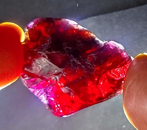 Certified 81.80 Ct Natural Red Painite Rough Unheated Mozambique Facet Gemstone - Picture 1 of 6
