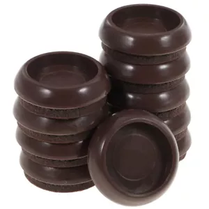 10pcs Furniture Coaster Chair Wheel Stopper 5/4 Caster Cup Furniture Protector - Picture 1 of 11