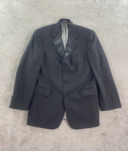 Stafford Tuxedo Jacket 38 R Black Wool Luxury Formal Menswear Evening Wedding - Picture 1 of 14