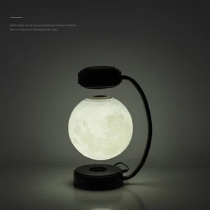 3D LED Moon Night Light Wireless Magnetic Levitating Rotating Floating Ball Lamp - Picture 1 of 6