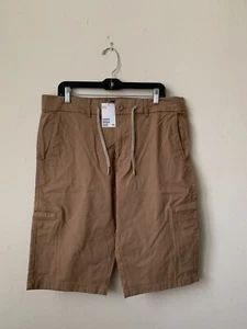 Divided by H&M Men's Dark Beige Twill Casual Shorts Size 34 NWT - Picture 1 of 7