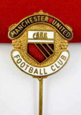 Vintage Old FC Manchester United England Lapel  Pin Badge Abzeichen - Image 1 of 4