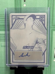 2021 Leaf Flash Baseball Black Plate 1/1 XRC Auto Alejandro Hidalgo Twins - Picture 1 of 2