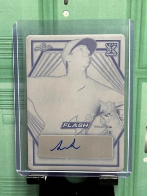 2021 Leaf Flash Baseball Black Plate 1/1 XRC Auto Alejandro Hidalgo Twins - Image 1 of 2