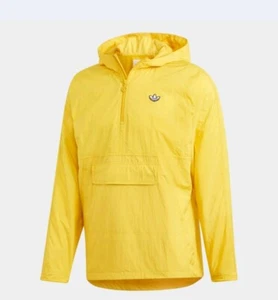 $100 Adidas Men's 2XL Lightweight Pullover Jacket Raincoat Gym Running New tags - Picture 1 of 5