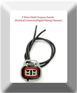 S1530 Multi Purpose 2 Wires Female Electrical Connector (Pigtail Wiring Harness) - Picture 1 of 2
