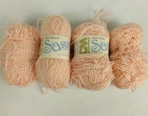Vintage Sassy Sport Weight Yarn Columbia Minerva Lot Pink Baby Color 3467 - Picture 1 of 5