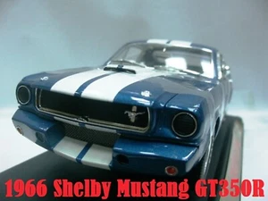 EXTREMELY RARE Shelby Ford Mustang GT350R Blue/ White 1:18 Shelby Collectibles - Picture 1 of 11