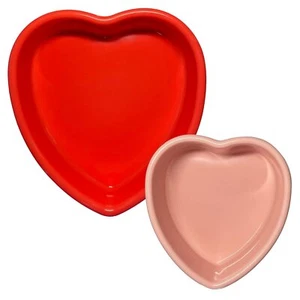 2pcs Silicone Heart Shaped Cake PansSilicone Cake Molds Baking Bakeware Pan 4... - Picture 1 of 3